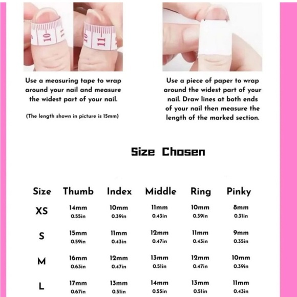 Elegant Glitter Press-On Nails 💅🏽 Sz.S - Picture 5 of 8